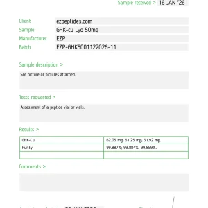 GHK-Cu Lyophilized 50mg - Image 3