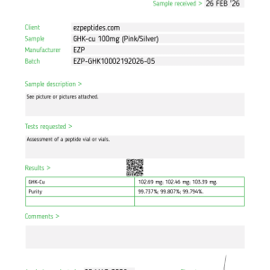 GHK-cu Lyophilized 100mg - Image 2