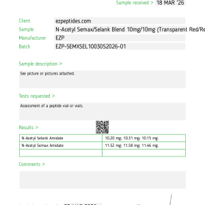 Semax/Selank Blend – 10mg/10mg - Image 2