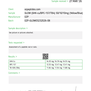 Glow Blend (BPC-157/TB4/GHK-Cu) 70mg - Image 2
