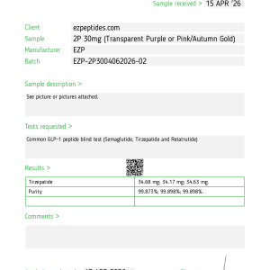 EZP-2P 30mg – (10 vials/Kit) - Image 2