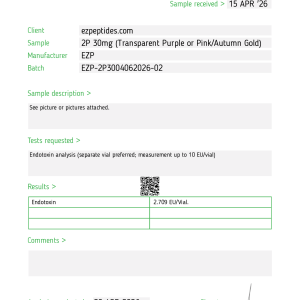 EZP-2P 30mg – (10 vials/Kit) - Image 3